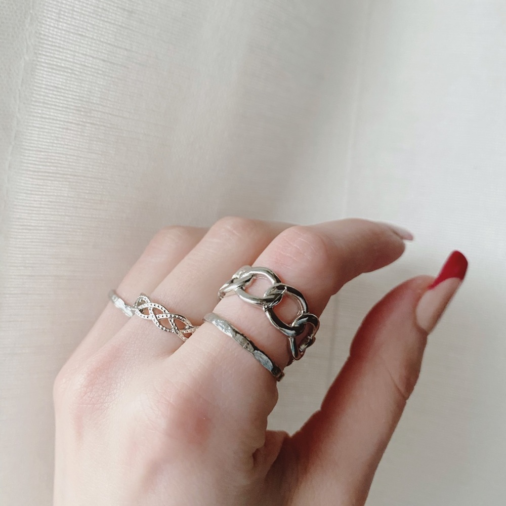 Silver Ring Set - Picture 2 of 7